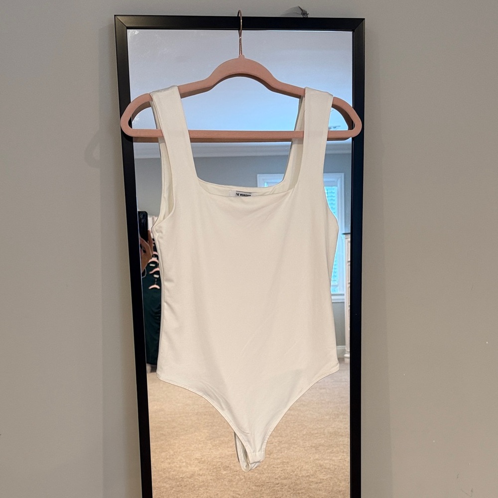 Workshop Republic Clothing Cream Sleeveless Top